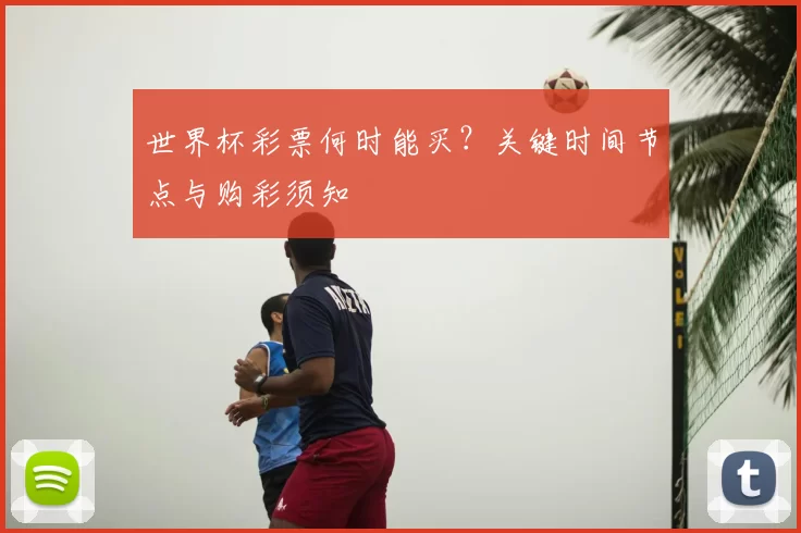 世界杯彩票何时能买？关键时间节点与购彩须知