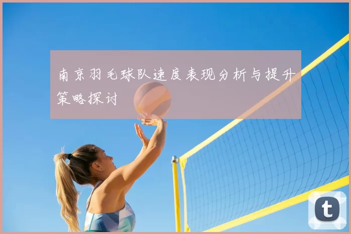南京羽毛球队速度表现分析与提升策略探讨